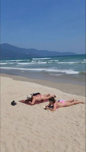 미케비치 비키니 해변 산책, Mike Bikini Beach Walk, Danang 베트남 세계 6대 해변.