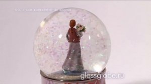 Снежный шар "Лилии для мамы"