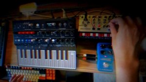 KORG volca modular+ARTURIA MICRO FREAK+FLASHBACK2 / Sleepless night  / Ambient music