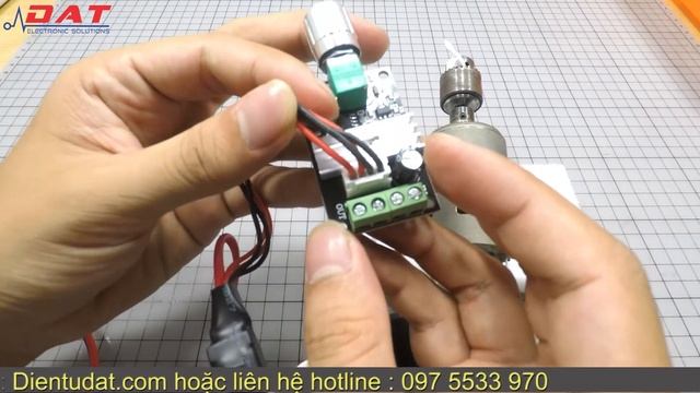 Mạch PWM điều khiển tốc độ động cơ đảo chiều 3A | Điện tử DAT