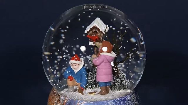 Музыкальный шар со снегом "Скворечник". смотреть онлайн