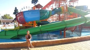 БАТЛ АКВАПАРКОВ Евпатория Аквапарк Аквалэнд У Лукоморья Пенная дискотека Влог 1 Дети Aquapark