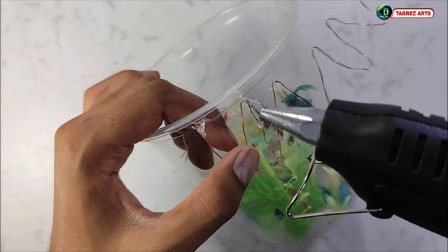 DIY - Plastic Box Fish Aquarium | Light Decoration Craft | Tabrez Arts смотреть онлайн