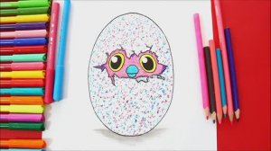 Как нарисовать яйцо HATCHIMALS простым способом