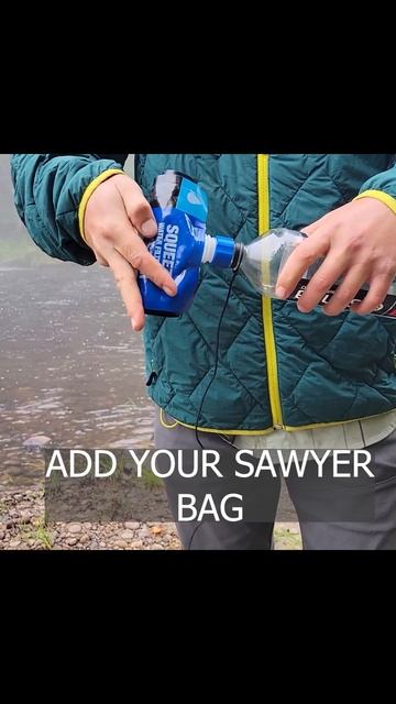 Sawyer Squeeze Filter Hack! A Must Have! #canoecamping #camping #backpacking смотреть онлайн