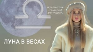 Луна в Весах | в натальной карте | особенности