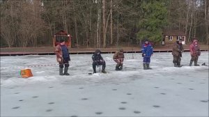 Поимки и сходы форели. Клёвое место, Лосиный остров, нижний водоём.