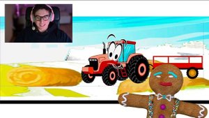 Blue tractor russian cartoon новая серия синий трактор едет к нам