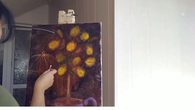 Картина маслом "Цитрус". смотреть онлайн