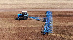 БОРОНА ПРУЖИННАЯ ЗУБОВАЯ "МЕЧТА" В РАБОТЕ