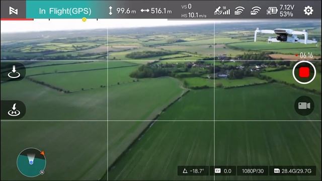 New Fimi x8 Mini Drone, Super Smooth Flight and Mobile App Screen Recording at Sharpenhoe Clappers смотреть онлайн