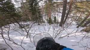 Маршрут через лог на буране