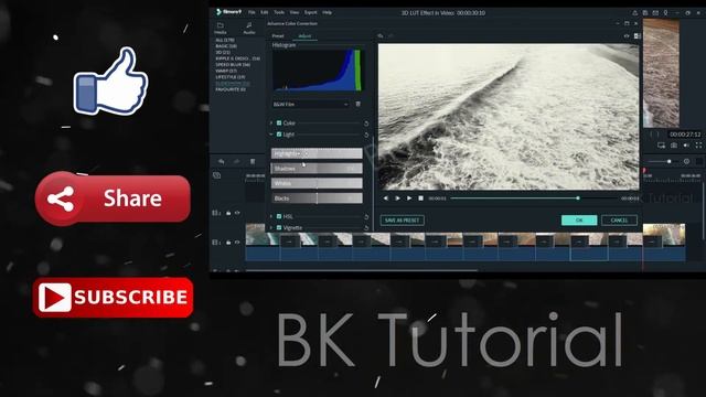 How to Add 3D LUT Effect in Video in Filmora  by BK Tutorial