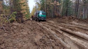 Маз-6317F9 Не едет!!!(Опять бросил прицеп)