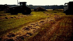 John Deere 8420 на буксировке МТЗ 1221 с МЖТ-10 и груженый МАЗ 5551(Nikon)