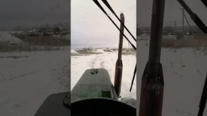 Погрузка силоса.