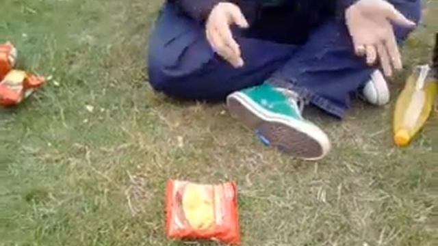 101 ways to open a crisp packet no.54: Karate Chop
