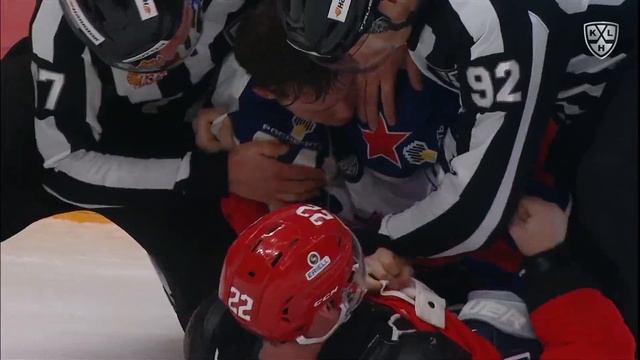 KHL Fight: D.Kvartalnov VS Kamenev