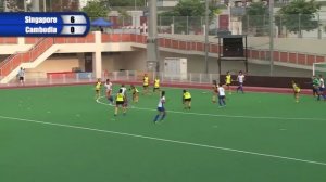 Singapore vs Cambodia highlights | 2016 Women's Hockey World League Round 1