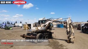 2007 Geismar KGT-4RS/360 Hi-Rail Excavator