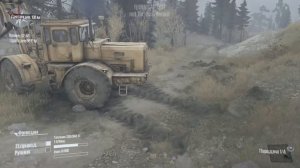 Spintires: MudRunner Переезжаем на К-700 на новое место погрузки леса