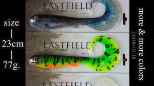НОВИНКА Jerkbaits.ru - резина EASTFIELD wingman curly 23cm -77g