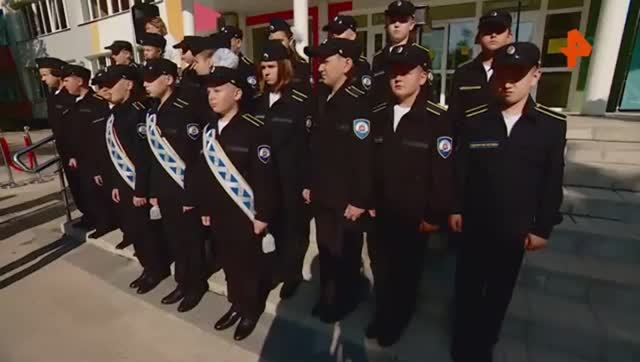Кадетский класс ФСО открылся в школе им Сидорова в Домодедове смотреть онлайн