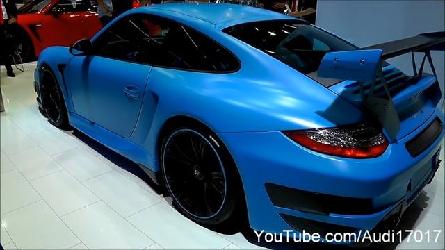 TechArt Porsche 911 GT2 RS GTstreet RS - IAA 2011 Frankfurt Motorshow [Full HD] смотреть онлайн