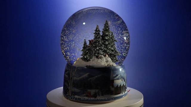 Большой музыкальный шар со снегом "Гори-гори ясно!" смотреть онлайн