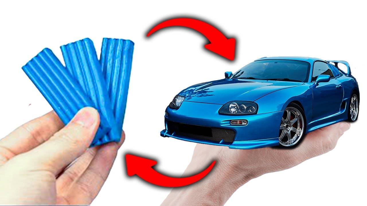 Лепим Supra A80 из ПЛАСТИЛИНА! Легендарный СПОРТКАР!