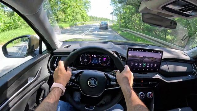 NEW Skoda Kodiaq II 2024 4X4 🇨🇿 [2.0 TDI 193hp] |0-100| POV Test Drive #2057 Joe Black смотреть онлайн