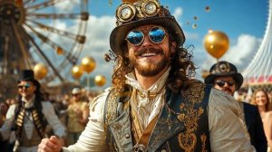 Futures of the Past - Steampunk 2150   AI Sci-Fi Short Film 4K