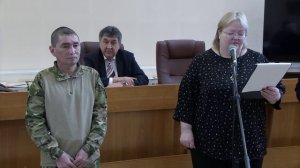 10.02.25  Вручение Медали За отвагу участнику СВО Александру Ивандаеву.