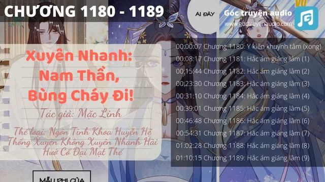 Chương 1180 đến 1189 - Xuyên Nhanh: Nam Thần, Bùng Cháy Đi! - Ngôn Tình Khoa Huyễn Hệ Thống Xuyên..