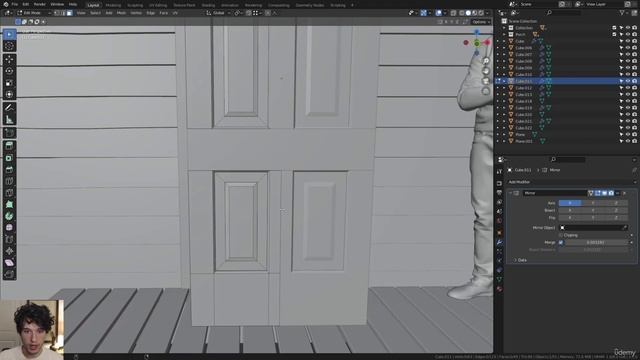 9. Chapter 3, Part 8, Door High Poly
