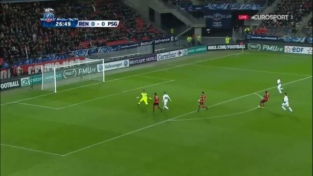 SUBLIME BUT DE DRAXLER Rennes-PSG CDF 2017 смотреть онлайн