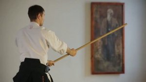 айкидо. базовые движения с дзе - цки дзедан гаэси | aikido. J