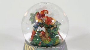 Снежный шар "Попугаи"