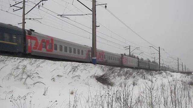 ЭП2К - с поездом №67 Абакан - Москва смотреть онлайн