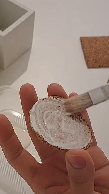 Бетонные горшки своими руками | Пробковое дно #shorts #handmade #concrete #ручная #пробка