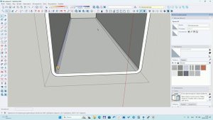 5/9. Подготовка развёртки профильной трубы сечением 120х120 мм в SketchUp.