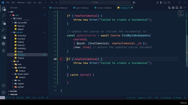 197 -Add Course Review Setup Part 2 смотреть онлайн