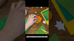 ИГОЛЬНИЦА «ТЫКОВКА» НА АНГЛИЙСКОМ с детьми. Pin cushion “Pumpkin”8+