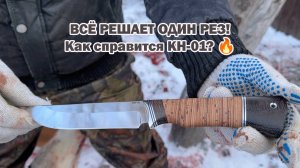 🔥 Тест ножа КН-01 от кузницы Назарова – разделка без усилий! 🔪