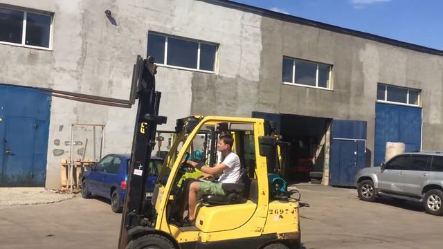 Вилочный погрузчик Hyster H3.0FT смотреть онлайн