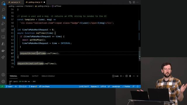 3. Polling with requestAnimationFrame смотреть онлайн