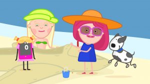 Смарта и Амалия на пляже - Мультик Смарта и чудо сумка - Мультсериал для детей