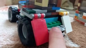 Обзор лего трактора мтз  1221 и паза