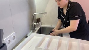 Мотивация на быструю уборку кухни 👩🍳🧹вкусная голень индейки в духовке🦃