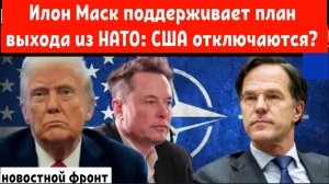 Илон Маск поддерживает план выхода из НАТО: США отключаются?